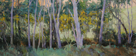 Dry Creek, 102cm x 240cm, oil on canvas, framed